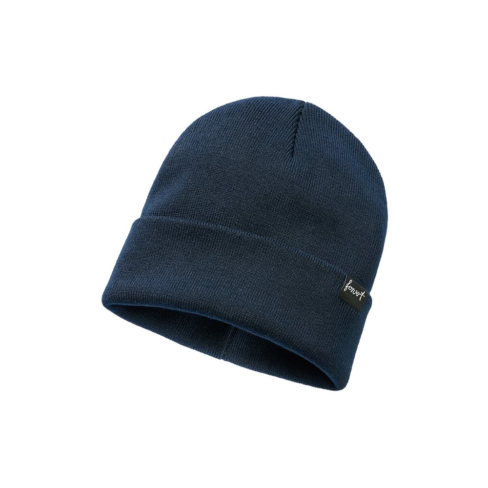 FORVERT - Maverick Rib Bonnet - Bleu foncé